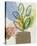 Painted Plants - Collage-Lottie Fontaine-Framed Stretched Canvas