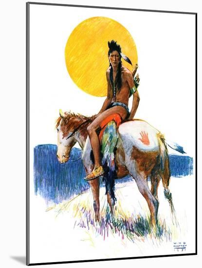 "Painted Pony,"October 24, 1931-William Henry Dethlef Koerner-Mounted Giclee Print