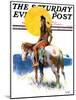 "Painted Pony," Saturday Evening Post Cover, October 24, 1931-William Henry Dethlef Koerner-Mounted Giclee Print