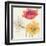 Painted Poppies V-Katie Pertiet-Framed Art Print