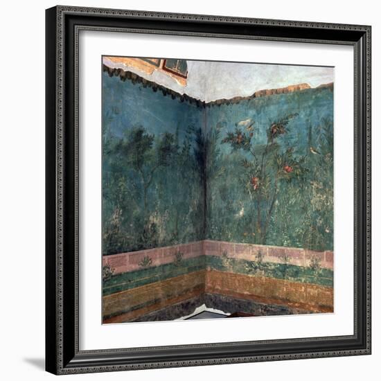 Painted room from Livia's villa, 1st century BC. Artist: Unknown-Unknown-Framed Giclee Print