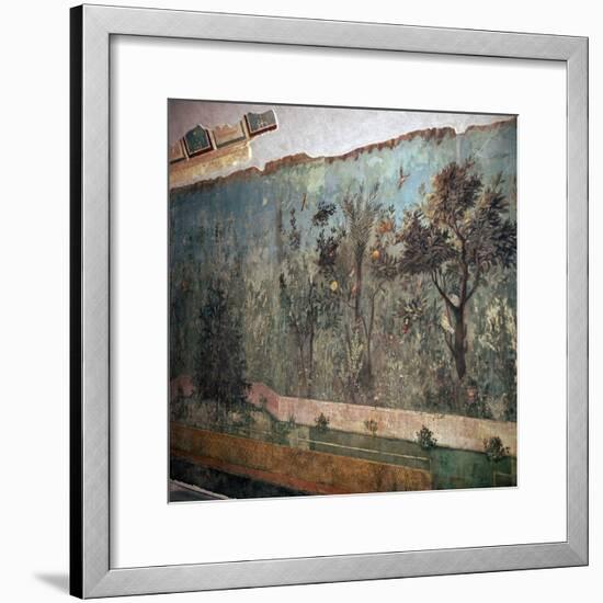 Painted room from Livia's villa, c.1st century BC. Artist: Unknown-Unknown-Framed Giclee Print