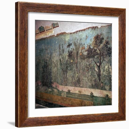 Painted room from Livia's villa, c.1st century BC. Artist: Unknown-Unknown-Framed Giclee Print