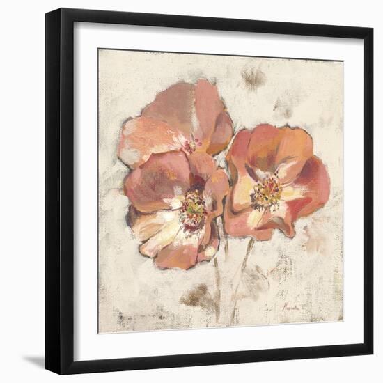 Painted Roses-Marietta Cohen-Framed Art Print