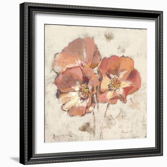Painted Roses-Marietta Cohen-Framed Art Print