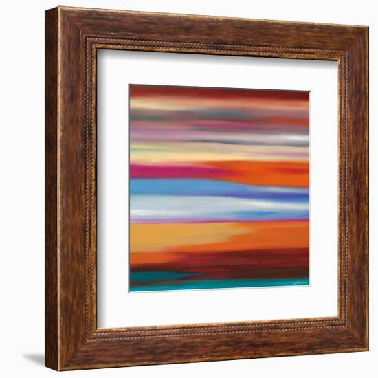 Painted Skies 1-Mary Johnston-Framed Giclee Print