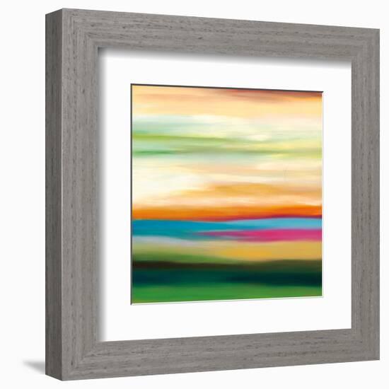 Painted Skies 3-Mary Johnston-Framed Giclee Print