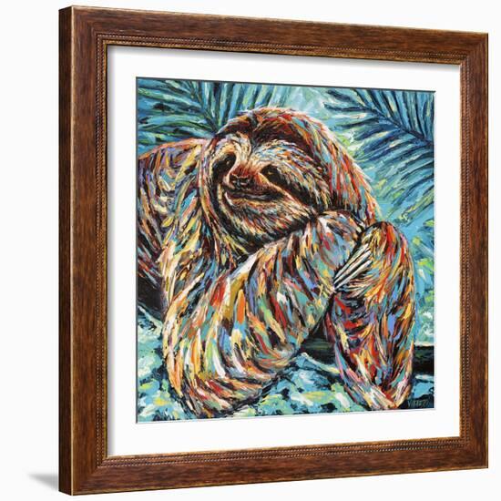 Painted Sloth II-Carolee Vitaletti-Framed Art Print