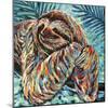 Painted Sloth II-Carolee Vitaletti-Mounted Art Print