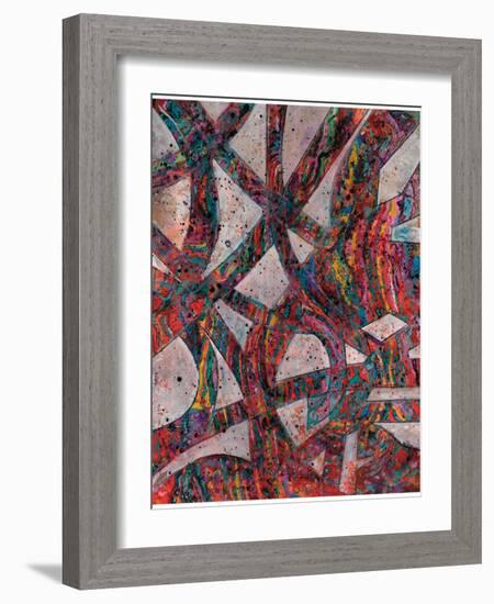 Painted Splattered Roads-Smith Haynes-Framed Art Print