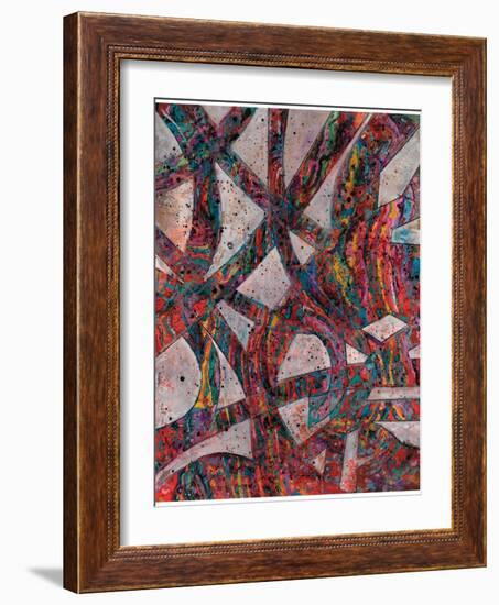 Painted Splattered Roads-Smith Haynes-Framed Art Print