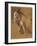 Painted Study of Male Nude, c.1800-John Constable-Framed Giclee Print