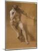 Painted Study of Male Nude, c.1800-John Constable-Mounted Giclee Print