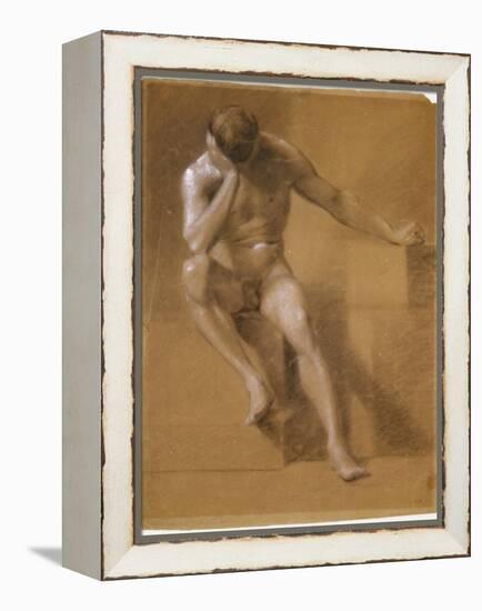 Painted Study of Male Nude, c.1800-John Constable-Framed Premier Image Canvas