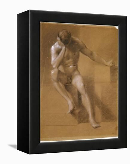 Painted Study of Male Nude, c.1800-John Constable-Framed Premier Image Canvas