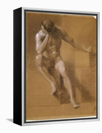 Painted Study of Male Nude, c.1800-John Constable-Framed Premier Image Canvas