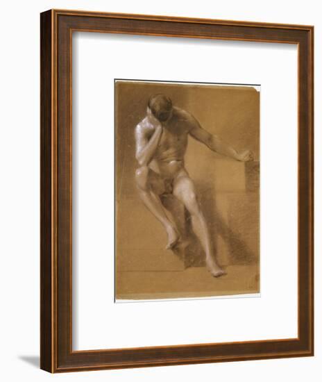 Painted Study of Male Nude, c.1800-John Constable-Framed Premium Giclee Print