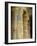 Painted Sunken Relief Carving Adorns Columns in the Mortuary Temple of Ramses Iii on the West Bank -Julian Love-Framed Photographic Print