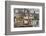 Painted tiles on the Clock Tower of the Gabriadze puppet theatre, Tbilisi, Georgia, Caucasus, Asia-G&M Therin-Weise-Framed Photographic Print