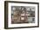 Painted tiles on the Clock Tower of the Gabriadze puppet theatre, Tbilisi, Georgia, Caucasus, Asia-G&M Therin-Weise-Framed Photographic Print