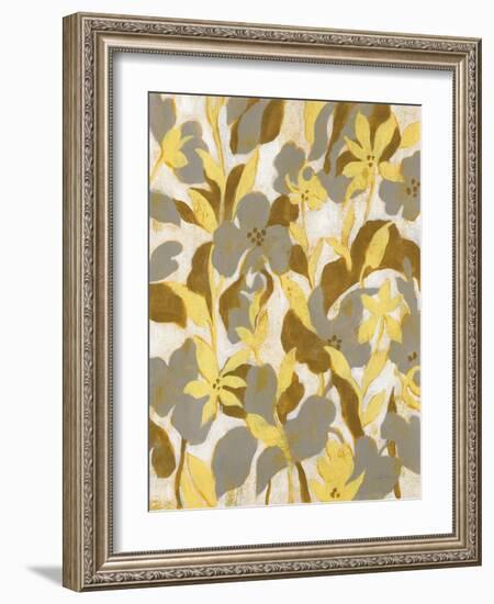 Painted Tropical Screen II-Silvia Vassileva-Framed Art Print