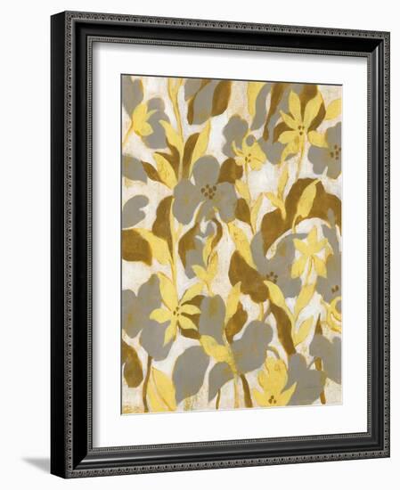 Painted Tropical Screen II-Silvia Vassileva-Framed Art Print