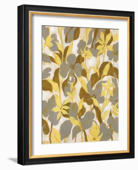 Painted Tropical Screen II-Silvia Vassileva-Framed Art Print