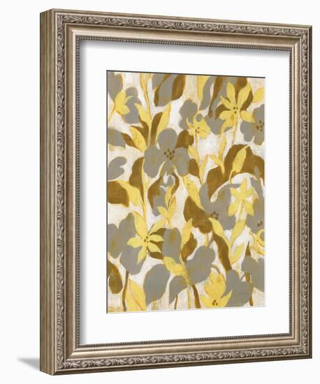 Painted Tropical Screen II-Silvia Vassileva-Framed Art Print