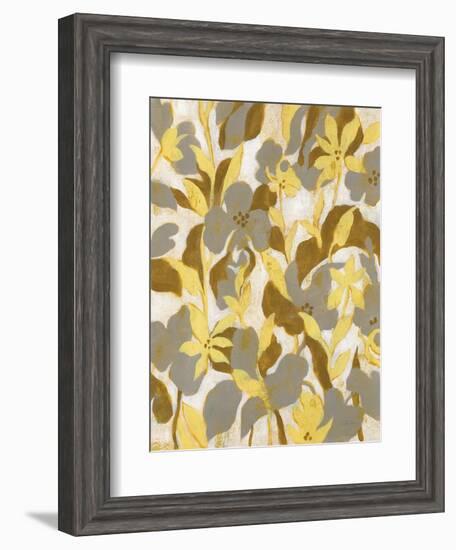 Painted Tropical Screen II-Silvia Vassileva-Framed Art Print