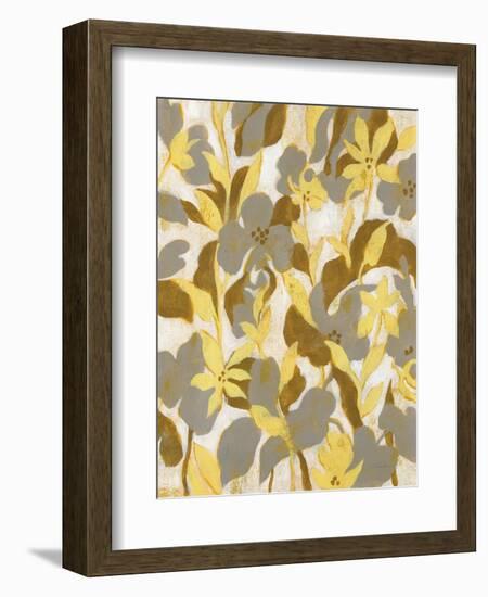 Painted Tropical Screen II-Silvia Vassileva-Framed Art Print