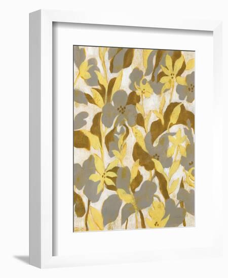 Painted Tropical Screen II-Silvia Vassileva-Framed Art Print