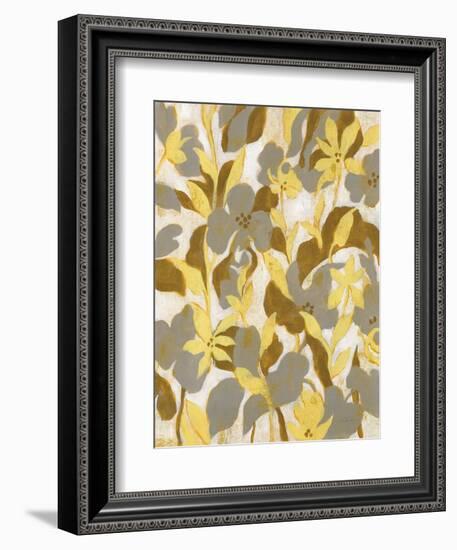 Painted Tropical Screen II-Silvia Vassileva-Framed Art Print