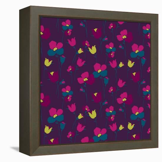 Painted Tulips-null-Framed Premier Image Canvas