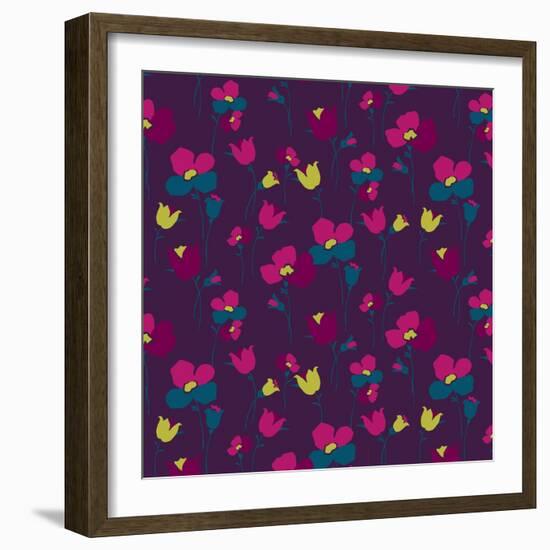 Painted Tulips-null-Framed Giclee Print