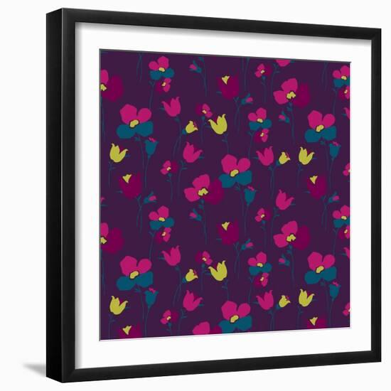 Painted Tulips-null-Framed Giclee Print