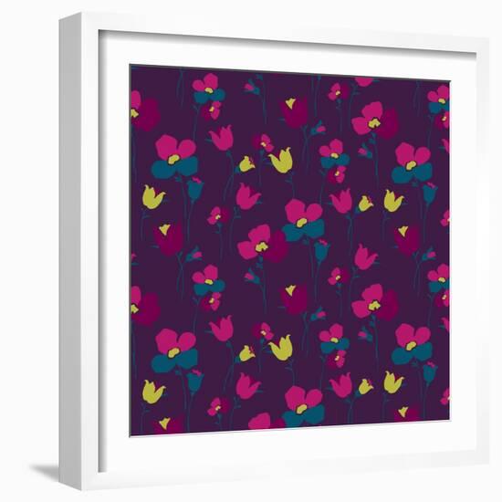 Painted Tulips-null-Framed Giclee Print