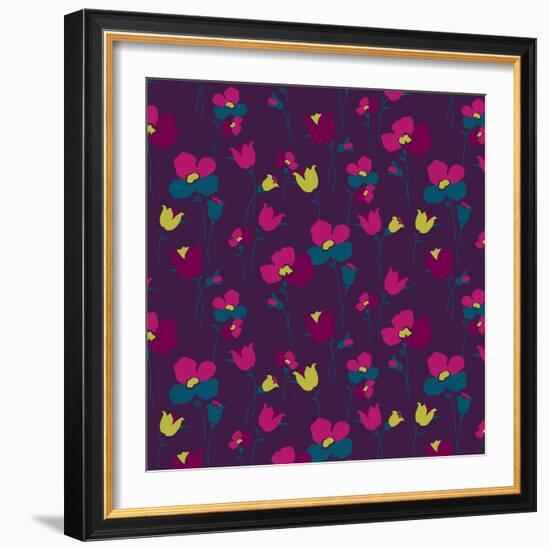 Painted Tulips-null-Framed Giclee Print