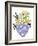 Painted Vase of Flowers I-Karen Fields-Framed Art Print