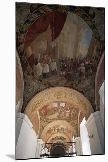 Painted Vaults of Cathedral of Santa Margherita, Brevnov Monastery, Prague, Bohemia-null-Mounted Giclee Print