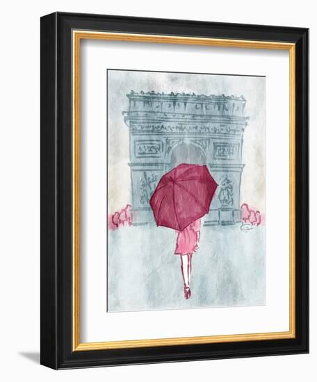 Painted Walk Away-OnRei-Framed Art Print