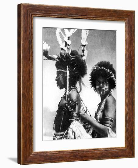 Painted Warriors, Papua, New Guinea, 1936-Sport & General-Framed Giclee Print