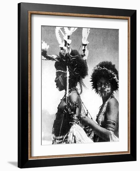 Painted Warriors, Papua, New Guinea, 1936-Sport & General-Framed Giclee Print