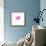 Painted Watercolor Heart-lozas-Framed Premium Giclee Print displayed on a wall