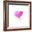 Painted Watercolor Heart-lozas-Framed Premium Giclee Print