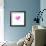 Painted Watercolor Heart-lozas-Framed Art Print displayed on a wall