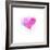 Painted Watercolor Heart-lozas-Framed Art Print