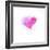 Painted Watercolor Heart-lozas-Framed Art Print