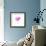 Painted Watercolor Heart-lozas-Framed Art Print displayed on a wall