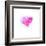 Painted Watercolor Heart-lozas-Framed Art Print