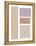 Painted Weaving III on White Blush-Piper Rhue-Framed Stretched Canvas